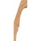 Ekena Millwork 5 1/2"W x 6"D x 18"H Balboa Smooth Knee Brace, Western Red Cedar BRC06X06X18BOA00SWR - alternate 2